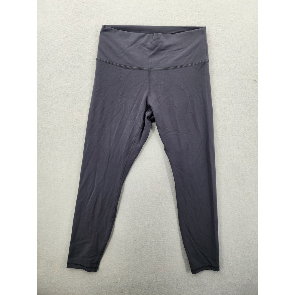 Colorfulkoala High Waisted Yoga Leggings Charcoal Gray XL Nylon Lycra Activewear